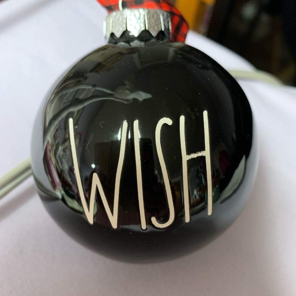 Rae DunnWish Ornament